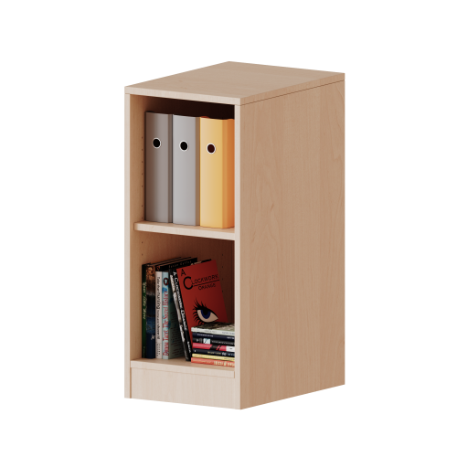 Regal, einreihig, 2 Ordnerhöhen - evo180 Serie Breite 36,1 cm, Gesamthöhe 82 cm, mit Sockel, ohne Boxen, 1 Einlegeboden Regal, einreihig, 2 Ordnerhöhen - evo180 Serie Breite 36,1 cm, Gesamthöhe 82 cm, mit Sockel, ohne Boxen, 1 Einlegeboden