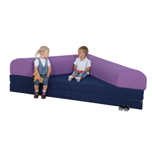 Ersatzbezug für KE37-V5 oder KE37-V7 Polster: B/H: 160x15/30 cm, 2 Halbrund-Rollen: B/H/T: 160x30x35 cm