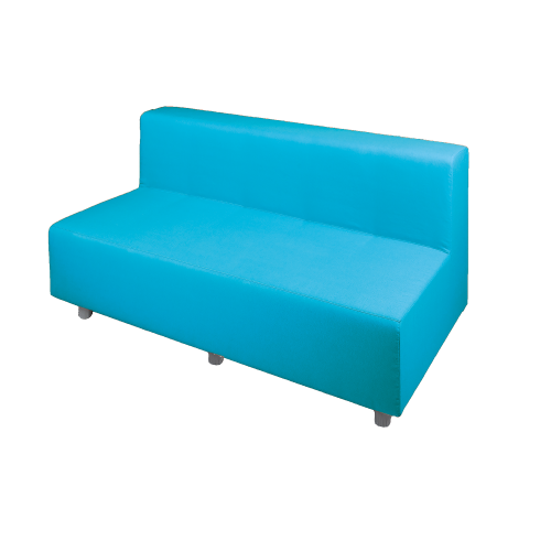 Sofa-Möbelelement mit Lehne B/H/T: 138x69x72 cm, Sitzhöhe: 39 cm, mit Kunstlederbezug