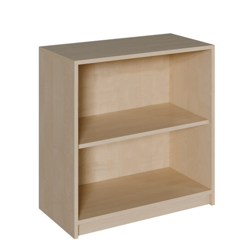 Korpus-Regal mit 2 Fächern in Ordnerhöhe H/T: 80x40 cm, Regal mit 1 Einlegeboden für 2 Ordnerhöhen, 3 verfügbare Breiten