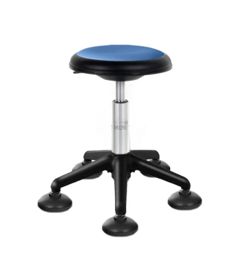 Genito Hocker mit Gaslift Höhenverstellung Sitzhöhe: 38-48 cm, mit Gleitern