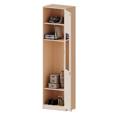 Garderobenschrank mit Spiegel und Garderobenstange, 6 Ordnerhöhen - Serie evo180 Breite 60 cm, Gesamthöhe 226 cm, 1 Tür, abschließbar, mit Sockel (81 mm) Garderobenschrank mit Spiegel und Garderobenstange, 6 Ordnerhöhen - Serie evo180 Breite 60 cm, Gesamthöhe 226 cm, 1 Tür, abschließbar, mit Sockel (81 mm)