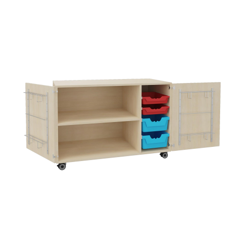 Zweitüriger Musikschrank mit Ergo Tray Boxen B/H/T: 120x100x62 cm Zweitüriger Musikschrank mit Ergo Tray Boxen B/H/T: 120x100x62 cm