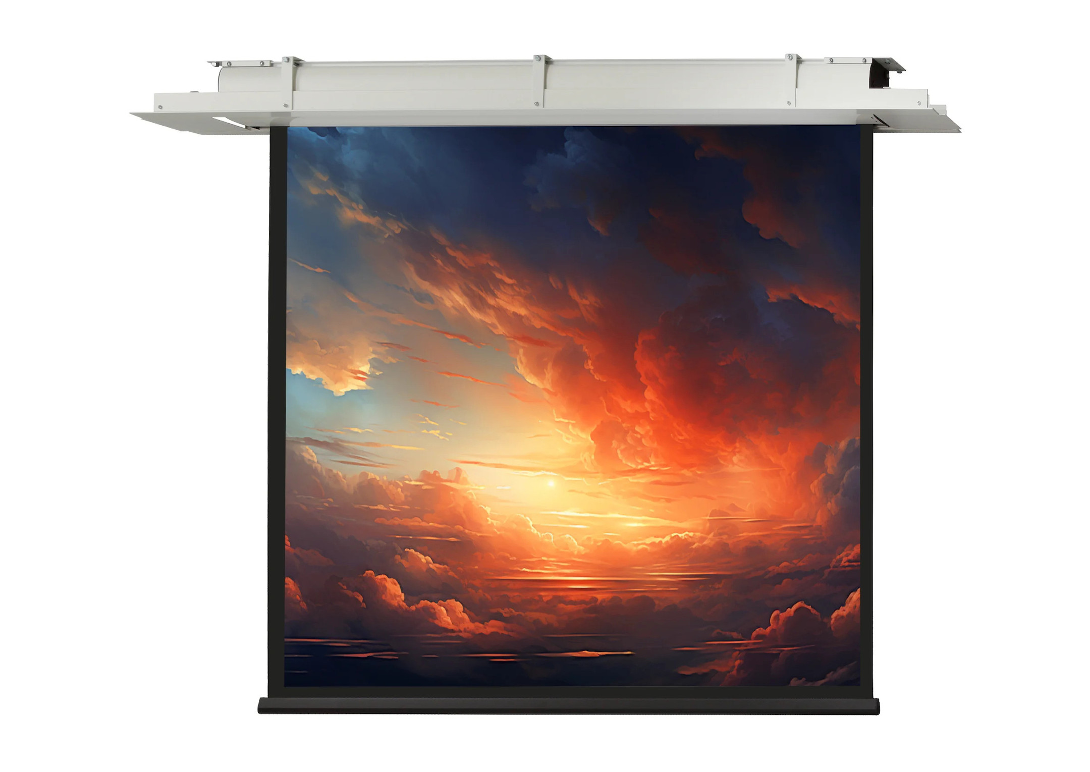 celexon Deckeneinbau Leinwand Motor Expert 250 x 250 cm