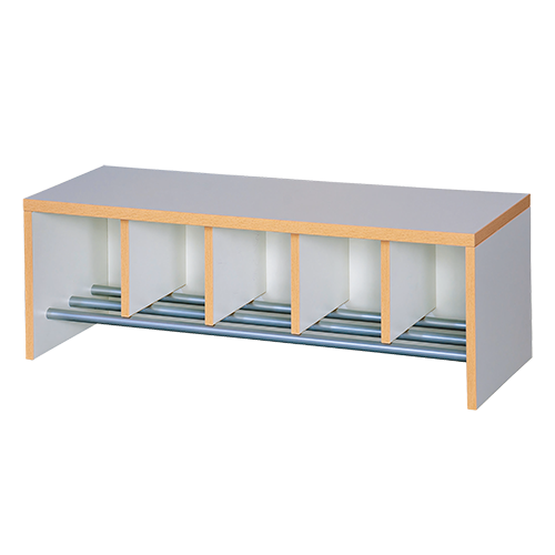 Garderobenbank mit integriertem Schuhrost T: 32 cm