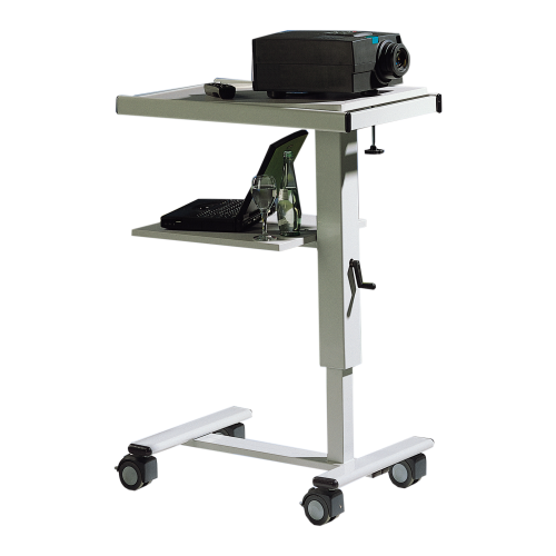LCD-Projektorwagen höhenverstellbar mit Elektroanschluss B/H/T: 48x87-116x47 cm
