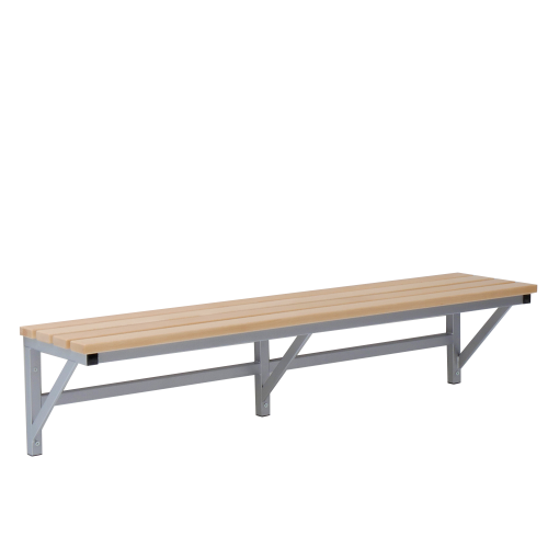 Umkleidesitzbank zur Wandmontage B/H/T: 100x45x35 cm