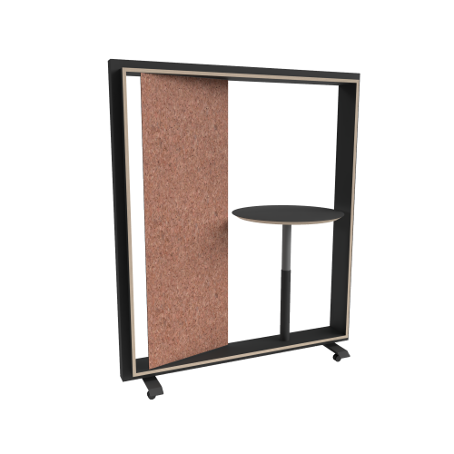 RollingRack, mobiles Regal mit Schwenktafel und Stehtisch B/H/T: 165x190x44 cm RollingRack, mobiles Regal mit Schwenktafel und Stehtisch B/H/T: 165x190x44 cm