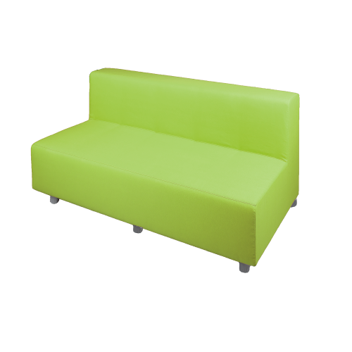 Sofa-Möbelelement mit Lehne B/H/T: 138x69x72 cm, Sitzhöhe: 39 cm, mit Kunstlederbezug