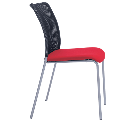 Konferenzstuhl SOLA mit 4-Fußgestell B/H/T: 50x88x58 cm, Sitzhöhe: 50 cm