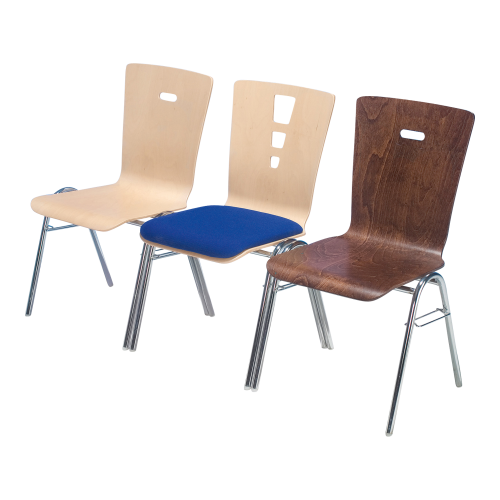 Stuhl Amira Sitzhöhe: 44 cm, mit Sitz- und Rückenpolster