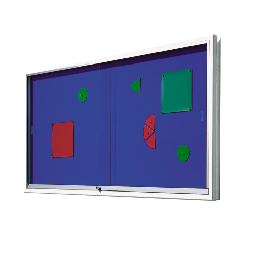 Informationsvitrine V9 mit Klettenstoffrückwand B/H/T: wählbar, 93x8 cm Informationsvitrine V9 mit Klettenstoffrückwand B/H/T: wählbar, 93x8 cm