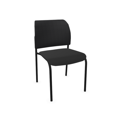 Stuhl ANABELLE mit Netzrücken B/H/T: 47x82x57 cm, Kunststoffsitz