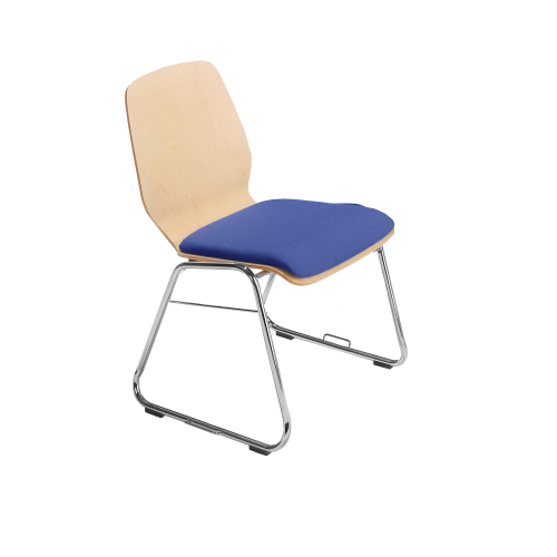 Stuhl "Marko"mit Sitz- und Rückenpolster Sitzhöhe: 46 cm
