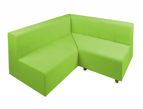 Sitzecke Relax! Eckelement mit Lehne B/H/T: 138x70x72 cm, Sitzhöhe: 39 cm, Bezug Stoff oder Kunstleder wahlweise schwer entflammbar
