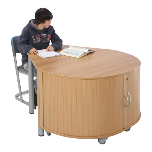 höhenverstellbarer Trapeztisch B/T: 140x70 cm, Ausführung wählbar