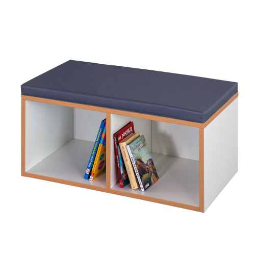 Bücher-Sitzbank B/H/T: 78x35/39x40 cm Bücher-Sitzbank B/H/T: 78x35/39x40 cm