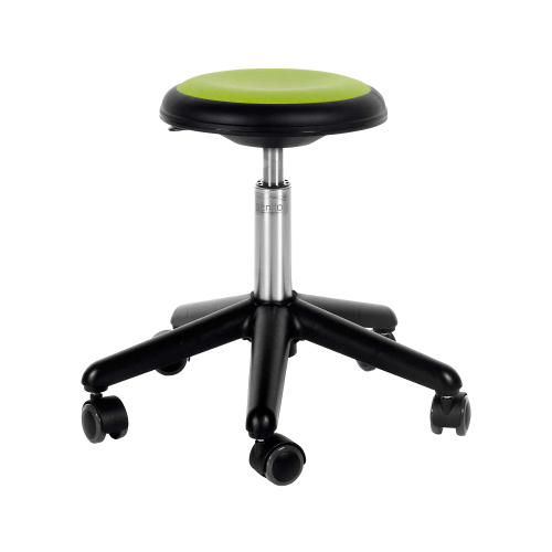Genito Hocker mit Gaslift Höhenverstellung Sitzhöhe: 38-48 cm, mit Gleitern