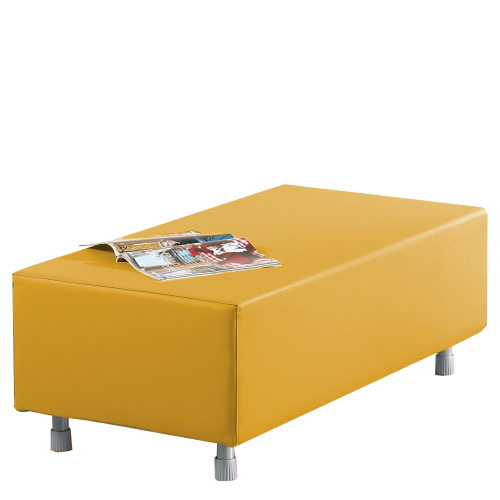 Sitzelement Rechteck klein aus der Sofaserie Wellness-Oase B/H/T: 112x40x56 cm, wahlweise mit Stoff- oder Kunstlederbezug lieferbar Sitzelement Rechteck klein aus der Sofaserie Wellness-Oase B/H/T: 112x40x56 cm, wahlweise mit Stoff- oder Kunstlederbezug lieferbar