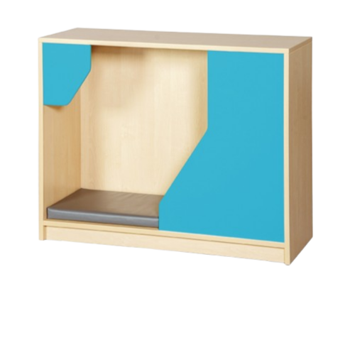 Versteckschrank in Korpusbauweise B/H/T: 102x80x40 cm, inkl. Kunstlederauflage