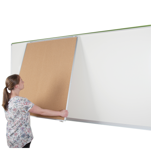 Korktafel für XXL Mediarail Wandtafel, doppelseitig