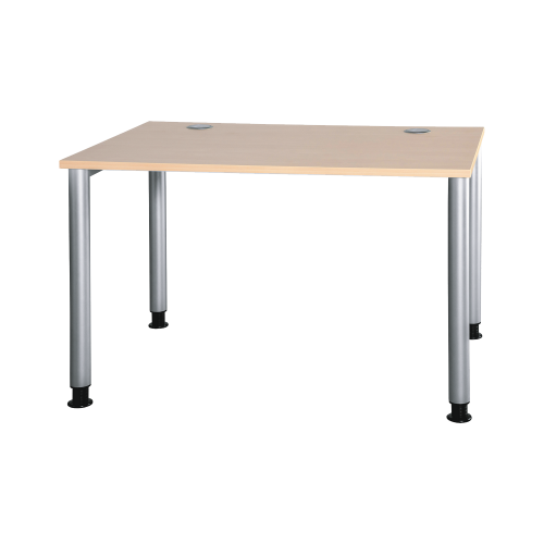 Schreibtisch höhenverstellbar mit Rundrohrgestell H/T: 72-86cmx80 cm, Tischbreite, Plattendekor und Gestellfarbe sind wählbar Schreibtisch höhenverstellbar mit Rundrohrgestell H/T: 72-86cmx80 cm, Tischbreite, Plattendekor und Gestellfarbe sind wählbar