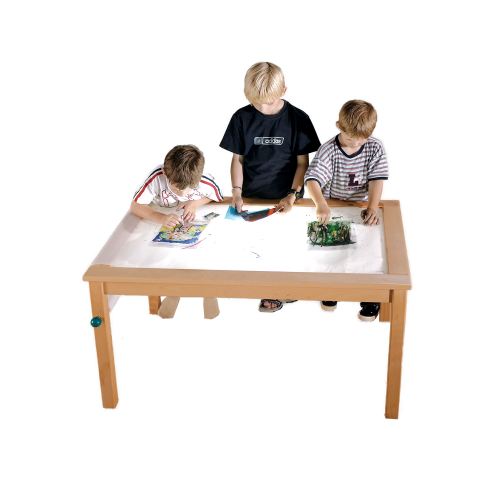 Lichttisch mit Platte aus Plexiglas Lichttisch B/H/T: 120x64x80 cm, stabiles Gestell mit großer transparenter Platte aus 8 mm dickem Plexiglas Lichttisch mit Platte aus Plexiglas Lichttisch B/H/T: 120x64x80 cm, stabiles Gestell mit großer transparenter Platte aus 8 mm dickem Plexiglas