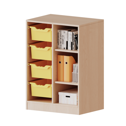 ErgoTray Regal, zweireihig, 2,5 Ordnerhöhen - evo180 Serie B/H/T: 70,3x100x50 cm, rechts 3 Fächer, links 4 hohe ErgoTray Boxen ErgoTray Regal, zweireihig, 2,5 Ordnerhöhen - evo180 Serie B/H/T: 70,3x100x50 cm, rechts 3 Fächer, links 4 hohe ErgoTray Boxen