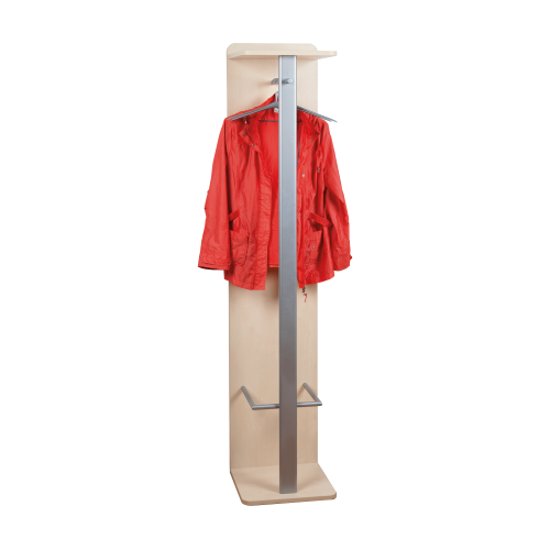 Wandgarderobe B/H/T: 40x190x40 cm, mit Kleiderstange und Schirmständer