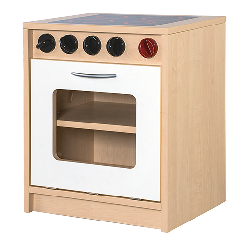 Puppenherd mit 4 Kochplatten B/H/T: 47x56x36 cm