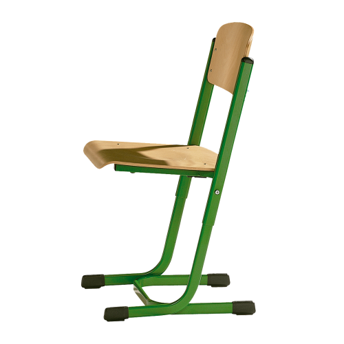 Schülerstuhl MST 30 Gestellfarbe wählbar, Sitzträger offen, Höhe 43 cm