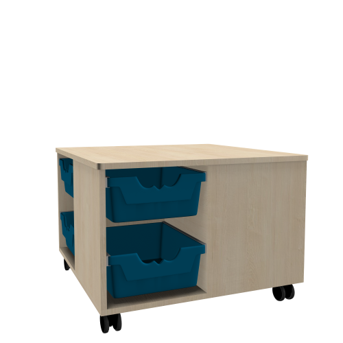 Spielinsel A-Toll Midi CS, mit 8 hohen Ergo Tray Boxen C2, fahrbar B/H/T: 75x64x75 cm, Korpusdekor und Farbe der Boxen nach Wahl Spielinsel A-Toll Midi CS, mit 8 hohen Ergo Tray Boxen C2, fahrbar B/H/T: 75x64x75 cm, Korpusdekor und Farbe der Boxen nach Wahl