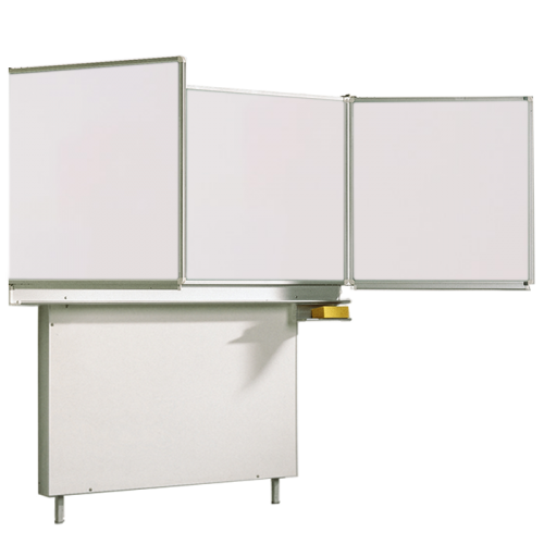 Whiteboard Wandtafel Schultafel aus Premium Stahlemaille, Serie MEW, weiß Wandklappschiebetafel mit Kontergewicht Whiteboard Wandtafel Schultafel aus Premium Stahlemaille, Serie MEW, weiß Wandklappschiebetafel mit Kontergewicht