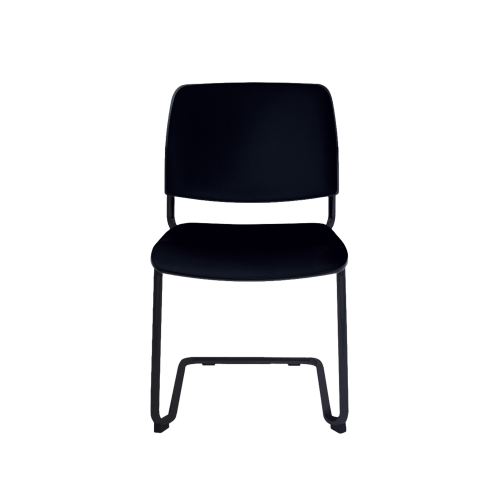 Stuhl ANABELLE mit Sitz- und Rückenpolsterung B/H/T: 55x82x52 cm, ohne Armelehne, mit Kufengestell