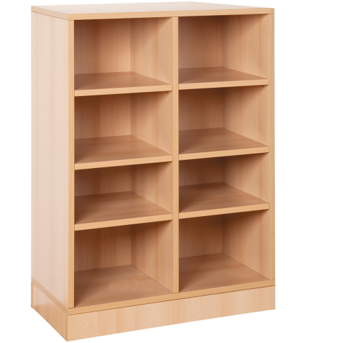Offenes Regal mit 8 Fächern & Mittelwand B/H/T 66x98x40 cm