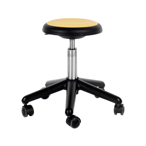 Genito Hocker mit Gaslift Höhenverstellung Sitzhöhe: 38-48 cm, mit Gleitern