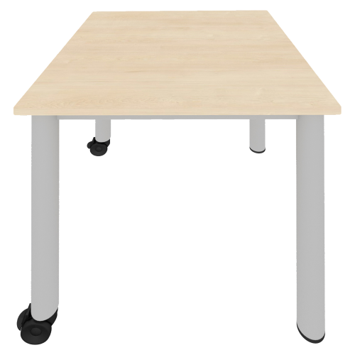 Rollprofi Quadrattisch, fahrbarer Schultisch B/T: 70x70 cm, Höhe wählbar