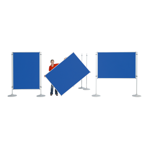 Stecktafel Set "S2" 2x Tafel: 170x120 cm, 3x T-Fuß-Stativ