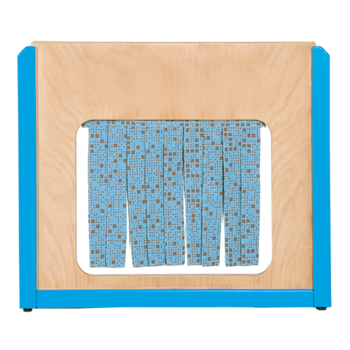 Raumteiler "Stoffdurchgang" B/H/T: 70,5x60x4 cm, Stollenbauweise