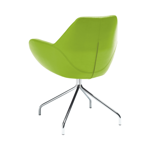 Stuhl Nele, mit Spinnenfuß B/H/T: 67x86x60 cm, Gestellfarbe und Stoffgruppe wählbar