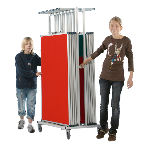 Stecktafel-Set, "Sparset", inkl. Stecktafelwagen 4x Tafel: 90x90 cm, 4x Tafel: 120x90 cm, 8x T-Fuß-Stativ, 1x Stecktafelwagen