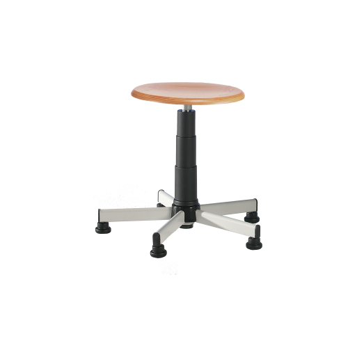 Drehspindelhocker mit Stahlfußkreuz Sitzhöhe: 44-63 cm, mit Gleitern,  die RAL- Farbe für das Fußkreuz ist wählbar Drehspindelhocker mit Stahlfußkreuz Sitzhöhe: 44-63 cm, mit Gleitern,  die RAL- Farbe für das Fußkreuz ist wählbar